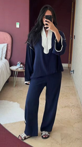 Long-Sleeve Set — Navy
